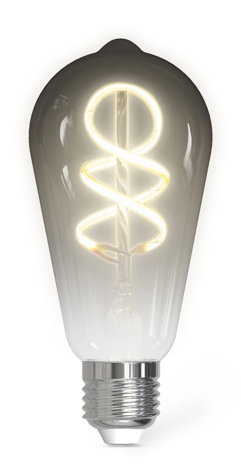 Smarta Hem - Ljuskälla Smart LED, E27, lm 180, dimbar - Grå