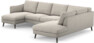 Madison Lux - 2-sits soffa med schäslong vänster och divan höger - Beige