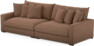 Rossi - 4-sits soffa - Orange