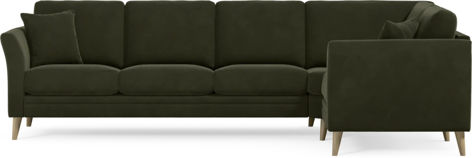 Eden - Hörnsoffa, 3+1-sits - Grön