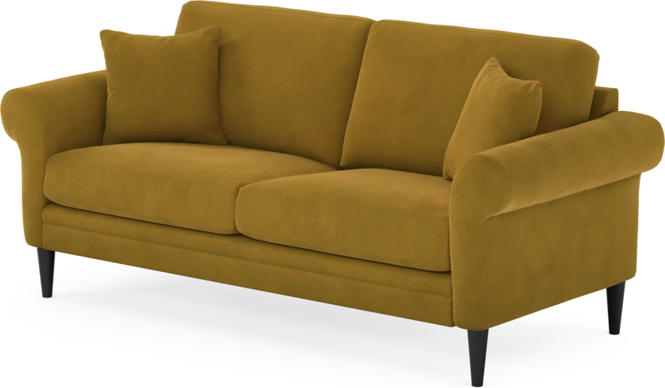 Eden - 2,5-sits soffa - Gul