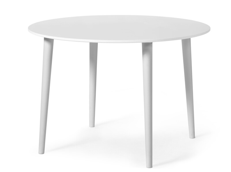 Plaine - Matbord, Ø 110 cm - Vit