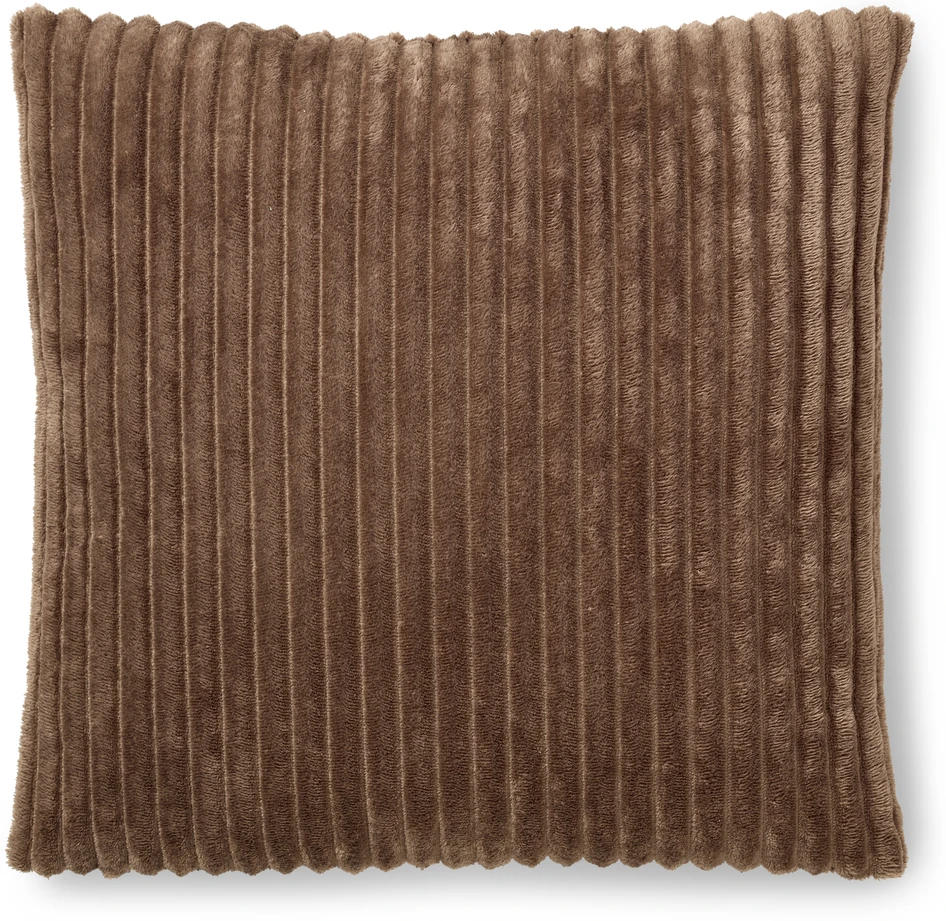 Stripe - Kudde, 45x45 cm - Brun