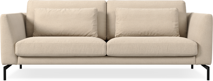 Willow - 3-sits soffa, fast klädsel - Beige