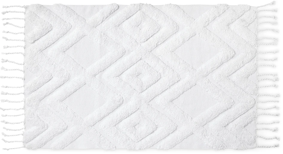 Alba - Badrumsmatta, 60x90 cm - Vit