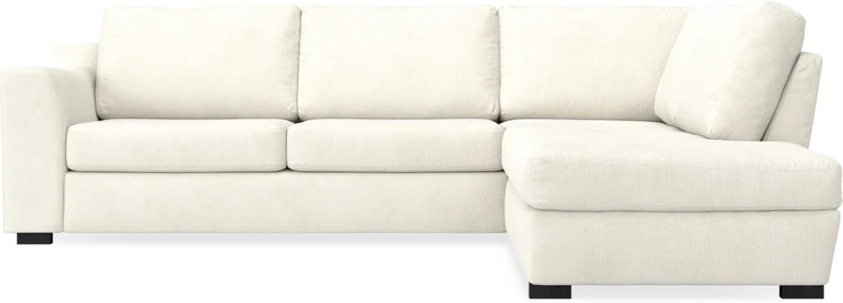 Friday - 2,5-sits soffa med divan höger - Vit