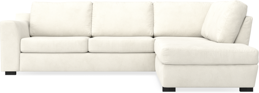 Friday - 2,5-sits soffa med divan höger - Vit
