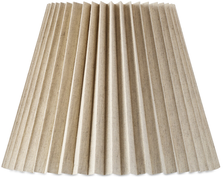 Pleat - Lampskärm, H18 Ø24,5-14 cm - Beige
