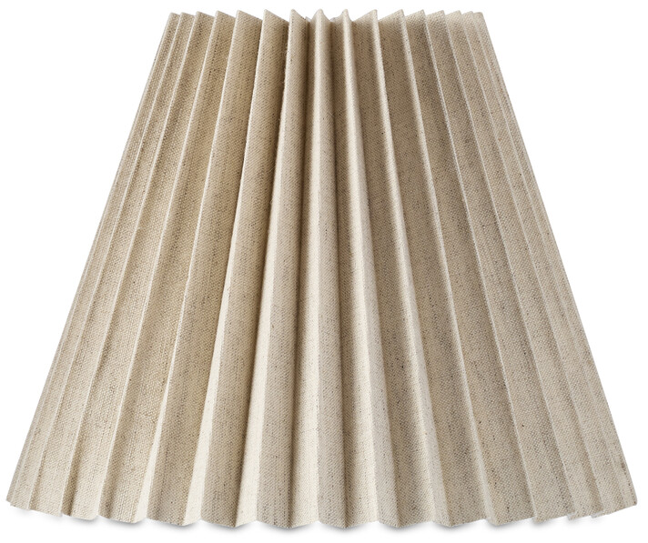 Pleat - Lampskärm, H15 Ø19 cm - Beige