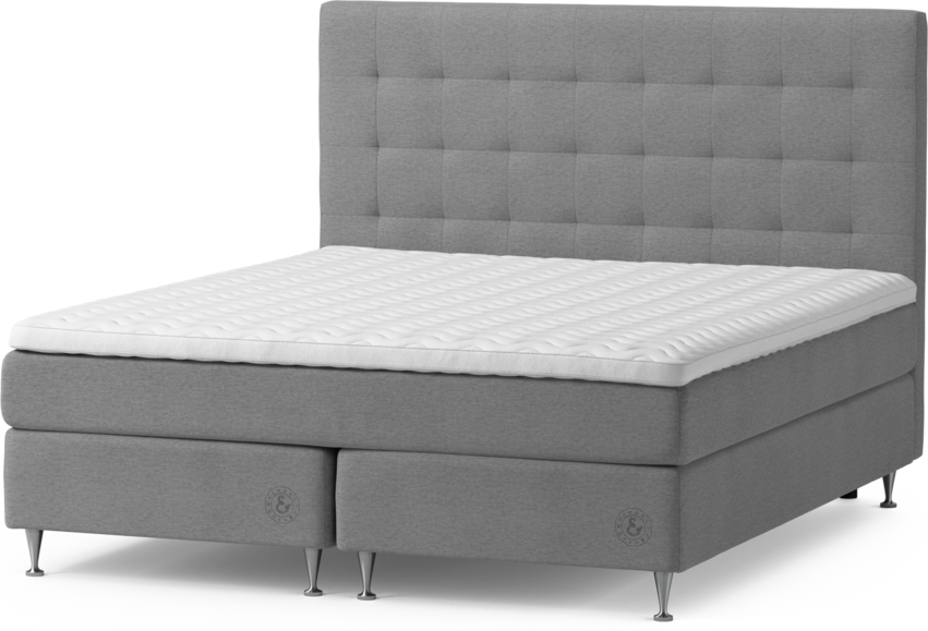 Särö Comfort - Kontinentalsäng, dubbelsäng med bäddmadrass och Bris sänggavel