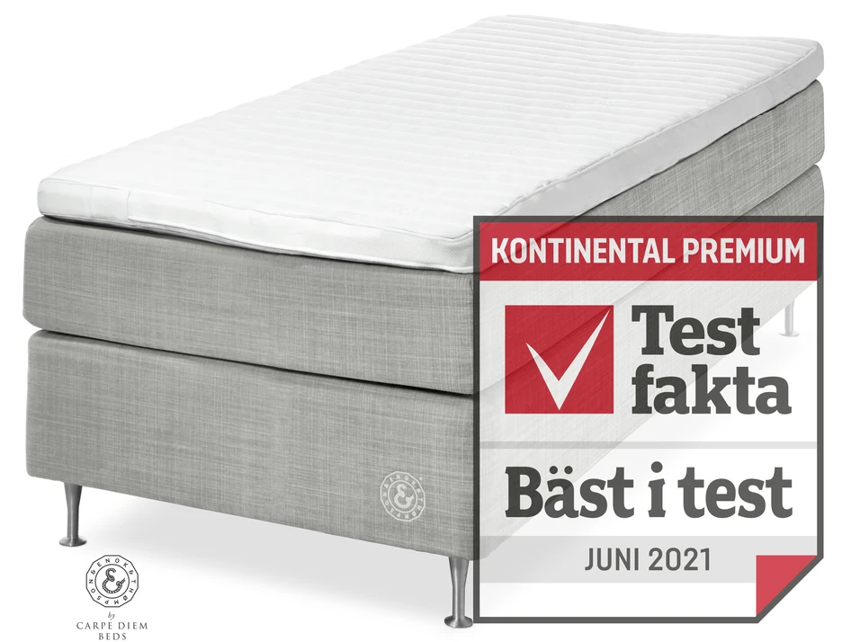 Cape Farewell Comfort - Kontinentalsäng, enkelsäng med bäddmadrass Fiord Soft