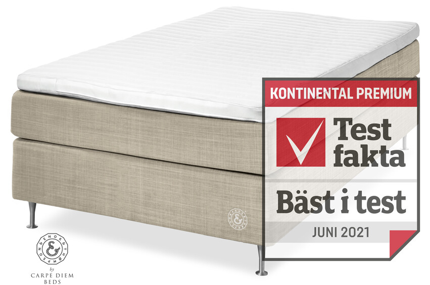 Cape Farewell Comfort - Kontinentalsäng, enkelsäng med bäddmadrass Fiord Soft
