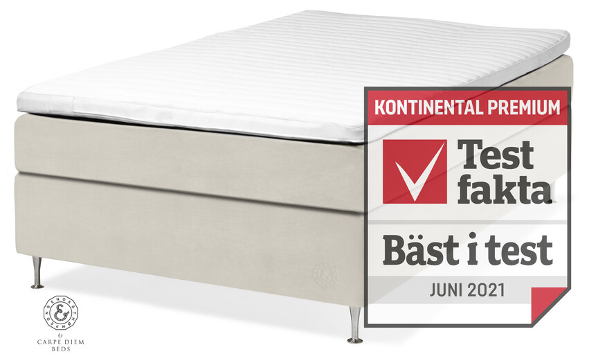 Cape Farewell Comfort - Kontinentalsäng, enkelsäng med bäddmadrass Fiord Soft
