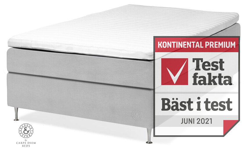 Cape Farewell Comfort - Kontinentalsäng, enkelsäng med bäddmadrass Fiord Soft