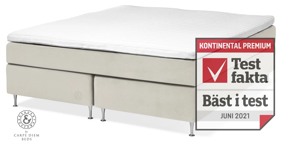 Cape Farewell Comfort - Kontinentalsäng, dubbelsäng med bäddmadrass Fiord Soft