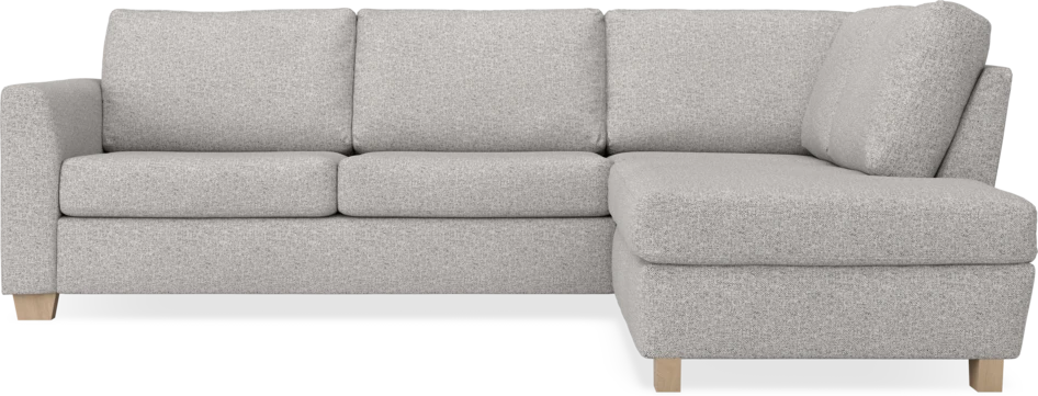 Friday - 2,5-sits soffa med divan höger - Vit