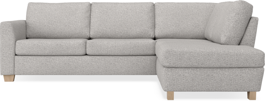 Friday - 2,5-sits soffa med divan höger - Vit