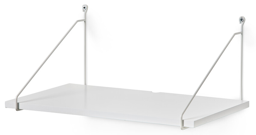Nimo - Vägghängt sängbord, 40x28,5x15 cm - Vit
