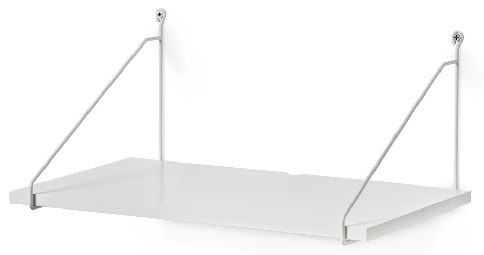 Nimo - Vägghängt sängbord, 40x28,5x15 cm - Vit