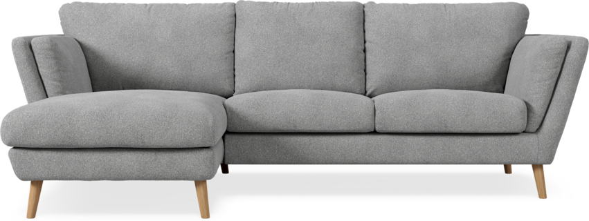 Madison Lux - 2-sits soffa med schäslong vänster - Vit