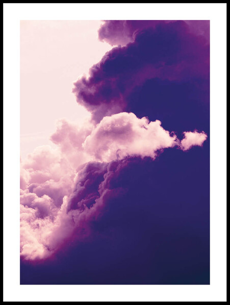 Rosa Himmel och Moln - Poster - Rosa