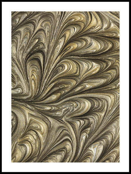 Virvlar av Guld - Poster - Gul
