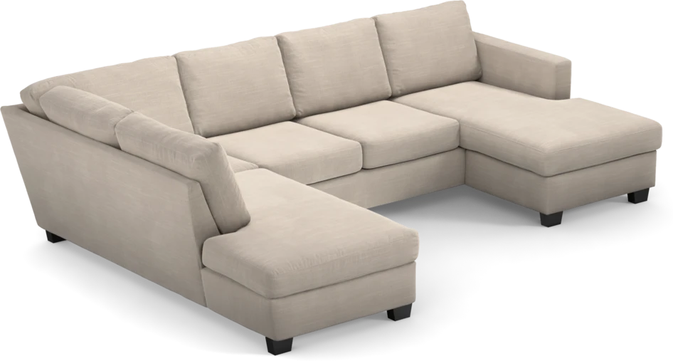 Friday - 3-sits soffa med divan vänster och schäslong höger - Beige