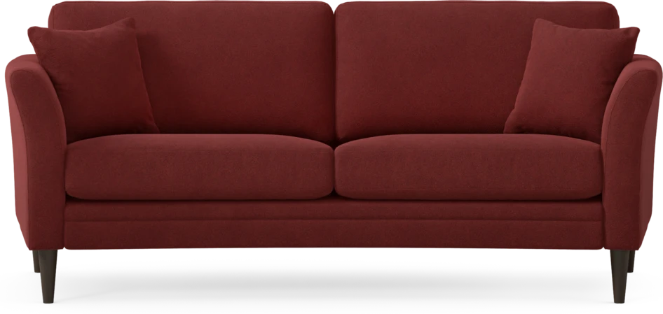 Eden - 2,5-sits soffa svängd - Röd