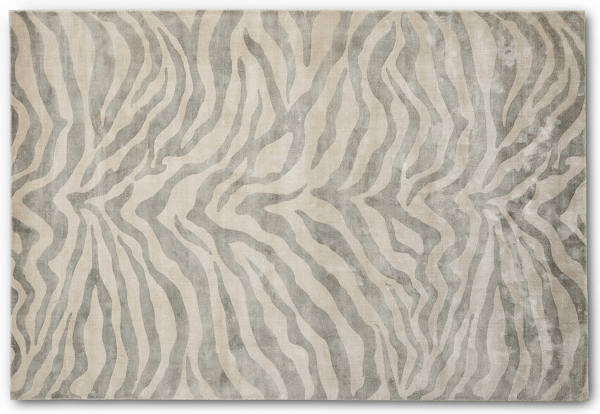 Zebra - Viskosmatta - Grå