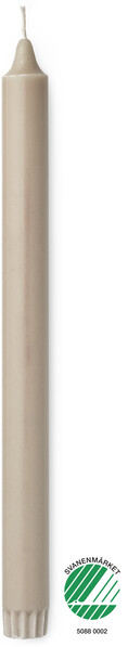 Tindra - Rustikljus, H 28 cm, brinntid 10 h - Beige