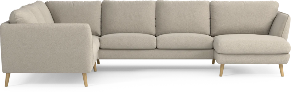 Madison Lux - Hörnsoffa med schäslong höger - Beige