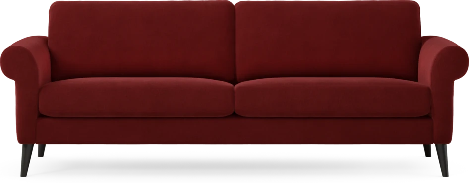 Bridge - 4-sits soffa - Röd