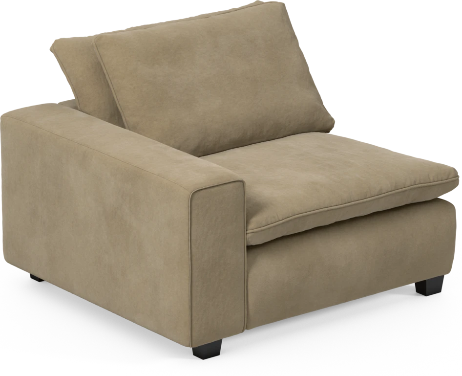 Bellora - 1-sits med armstöd vänster - Beige