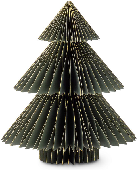 Ulf - Juldekoration, H 20 Ø 17 cm - Grön