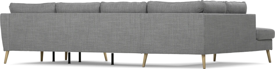 County - 3-sits soffa med divan vänster och schäslong höger - Grå