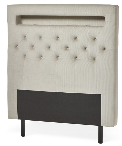 New York LED - Sänggavel, 90-210 cm - Beige