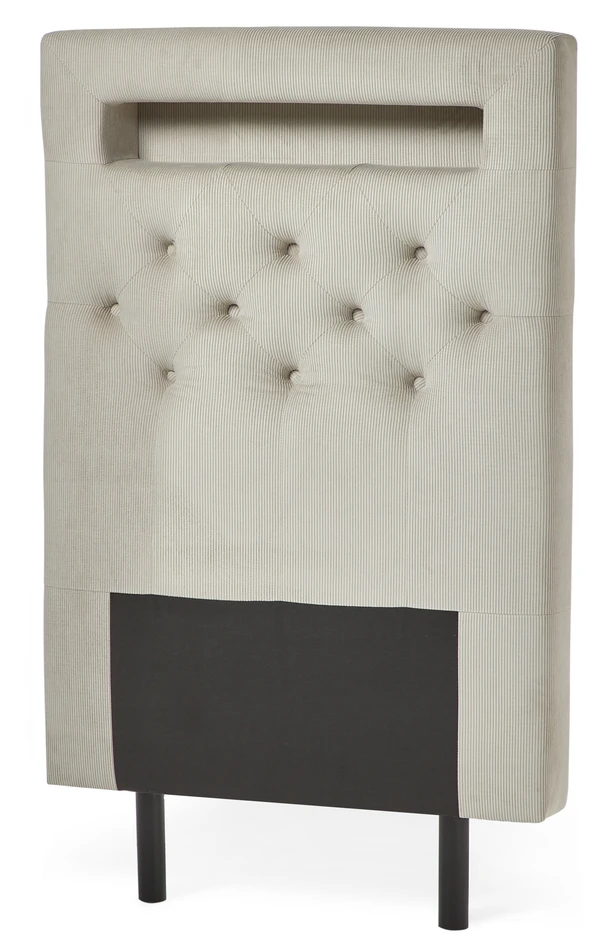 New York LED - Sänggavel, 90-210 cm - Beige