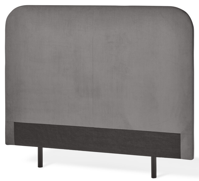New York slät - Sänggavel, 90-210 cm - Grå