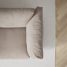 Cherrie - 3-sits soffa, fast klädsel - Beige