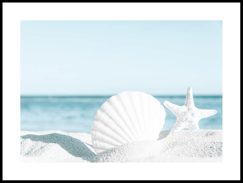 Sommarstrand - Poster - Turkos