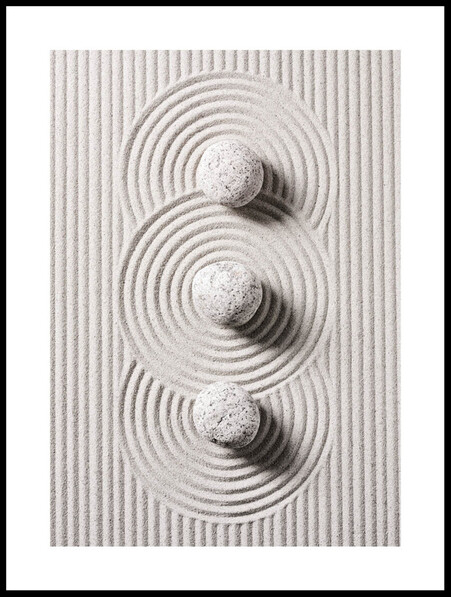 Zen Stenar - Poster - Beige