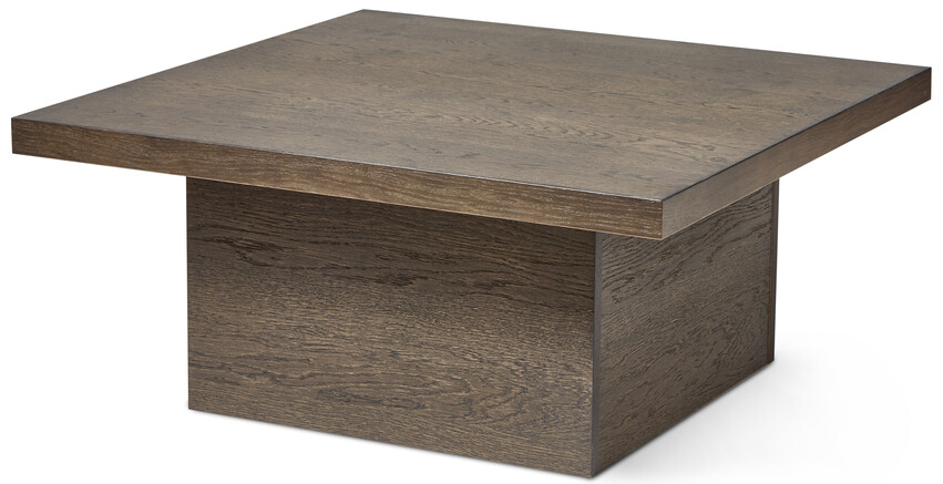 Cube - Soffbord, 100x100x45 cm - Brun