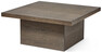 Cube - Soffbord, 100x100x45 cm - Brun