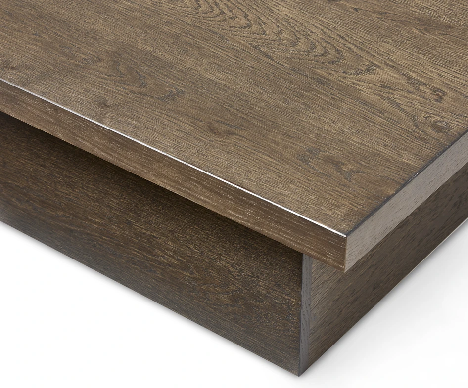 Cube - Soffbord, 100x100x45 cm - Brun