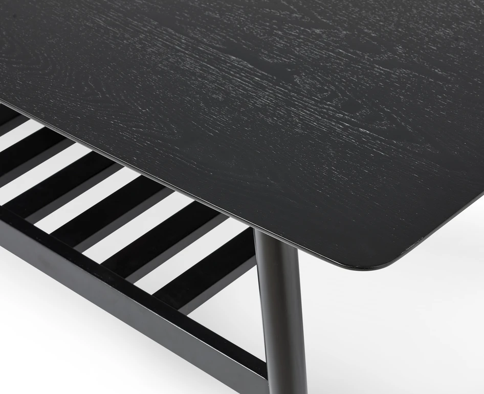 Viola - Soffbord, 110x55x50 cm - Svart