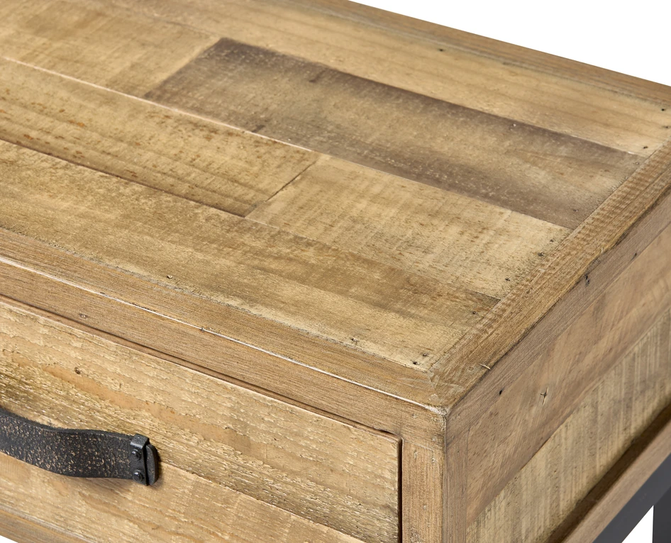 Woodenforge - Sängbord, B 48, H 70 cm - Brun