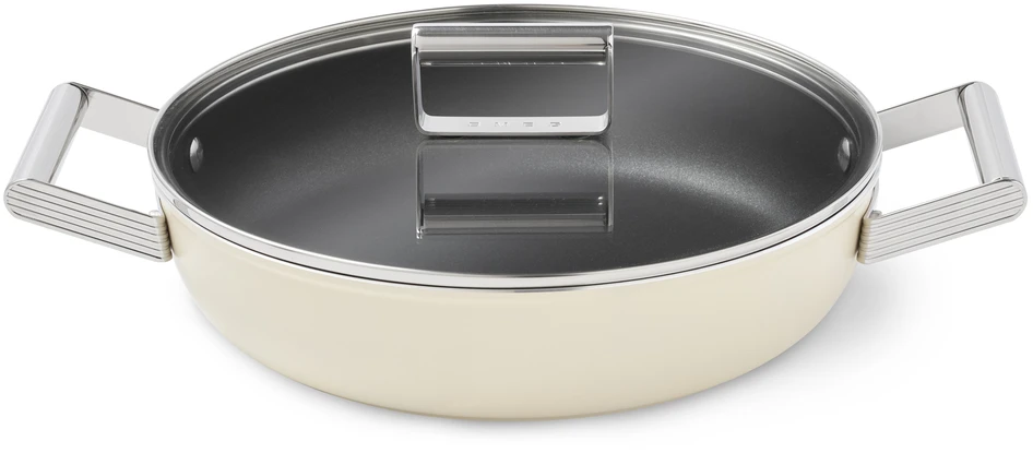 SMEG - Traktörpanna, Ø 28 cm - Beige