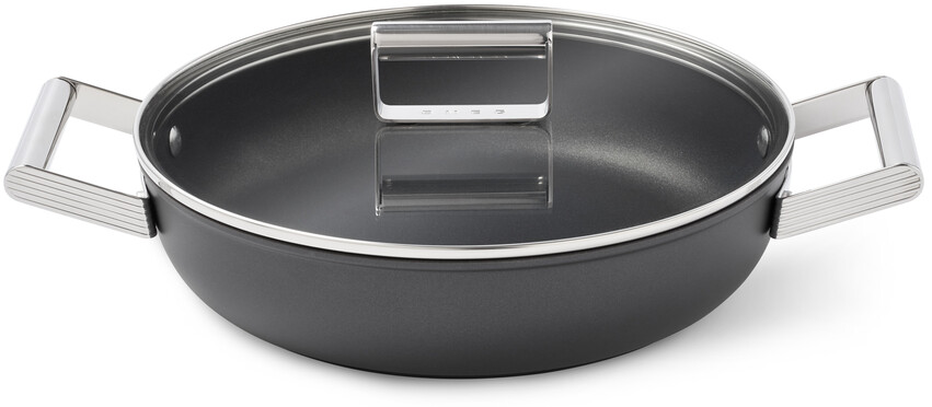 SMEG - Traktörpanna, Ø 28 cm  - Svart
