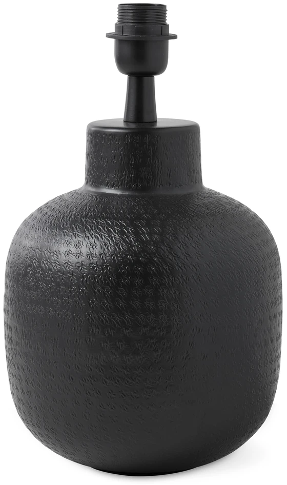 Henry - Bordslampfot, H34 Ø20 cm - Svart