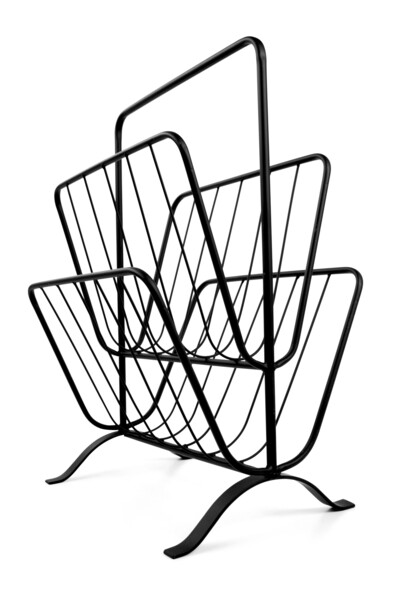 Collect - Tidningsställ, 45x30x52 cm - Svart